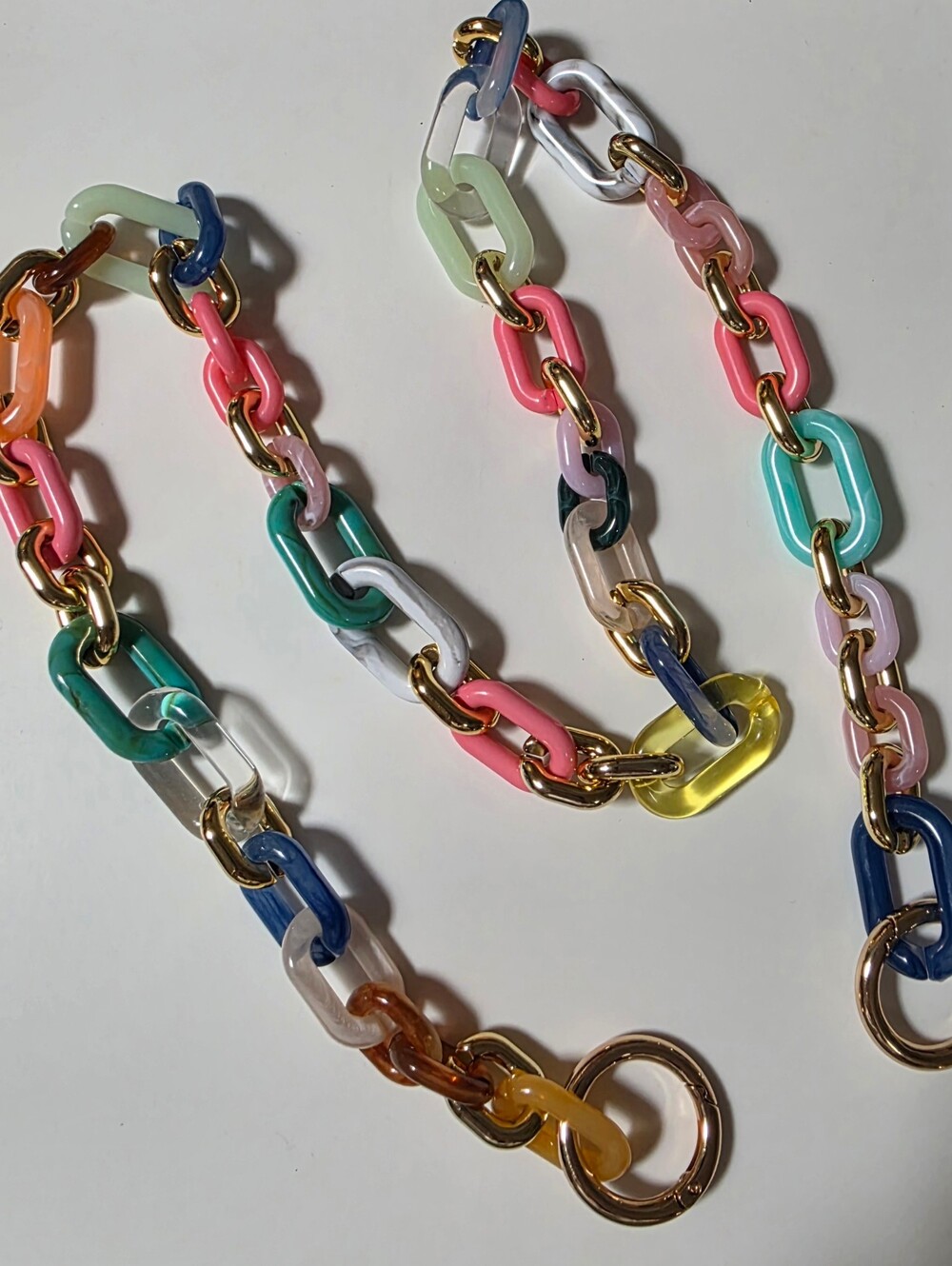 Acrylic Chain Bag Strap
